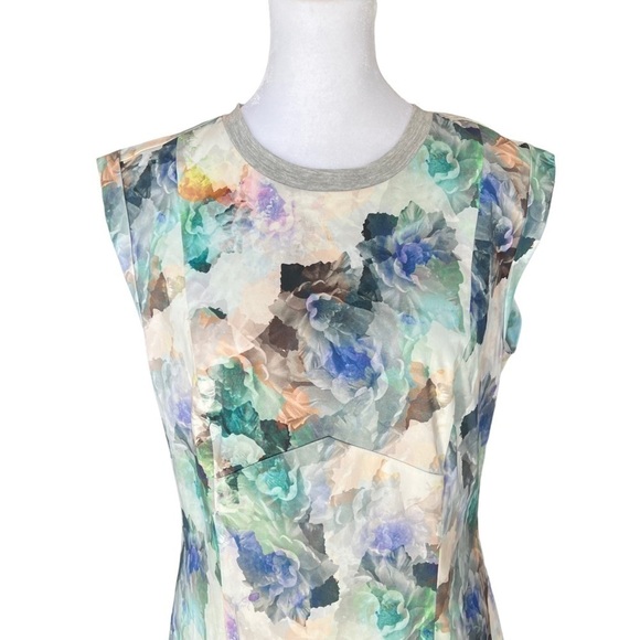 Rebecca Taylor - Enchanted Gardens Drop Waist Floral Print Dress Sz 10 - Picture 4 of 9